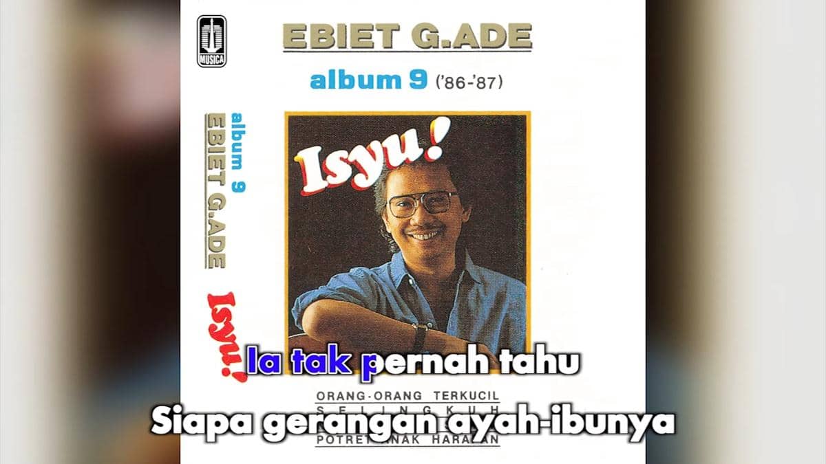 cuplikan lirik video "Kesaksian Anak Sampah"