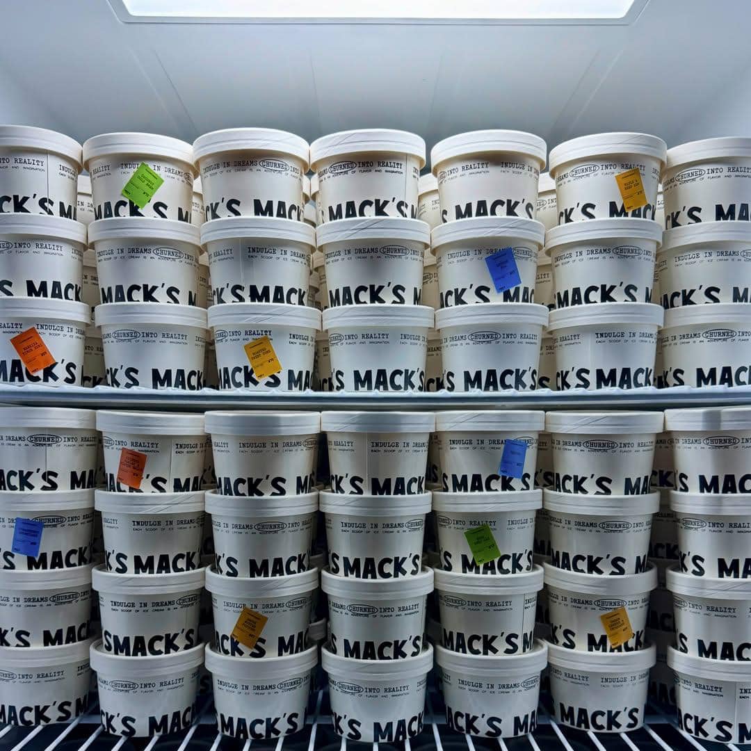 kemasan take away Mack's Creamery 