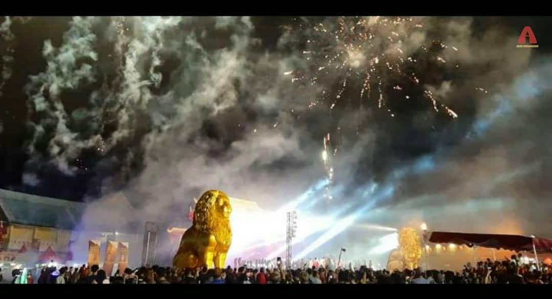 kemeriahan acara Festival Cap Go Meh Singkawang 