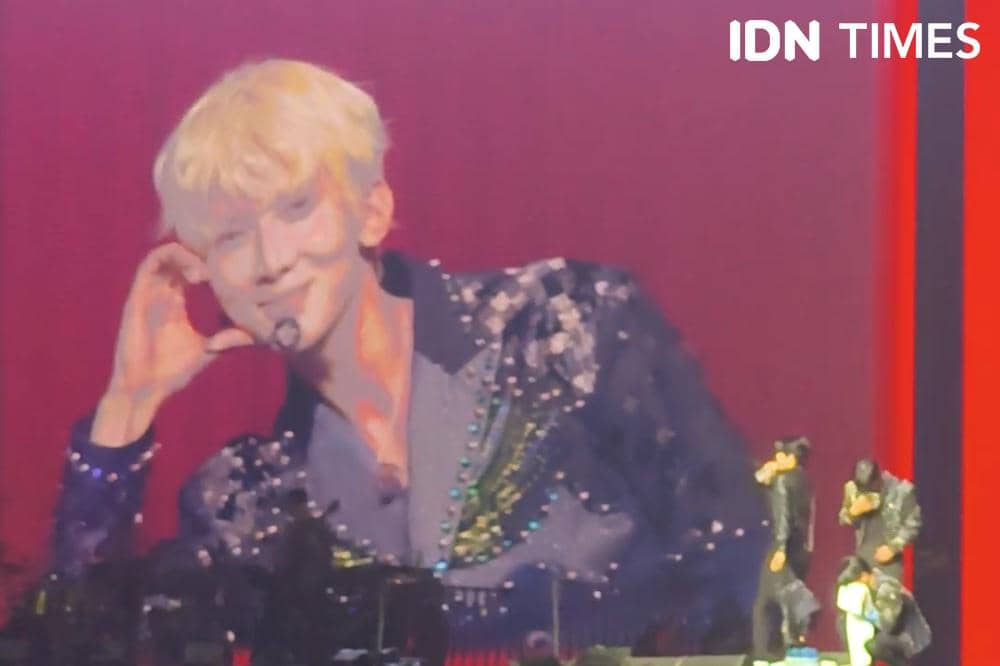 Potret penampilan ATEEZ di tur konser In Your Fantasy di ICE BSD, Sabtu (31/1/2026)