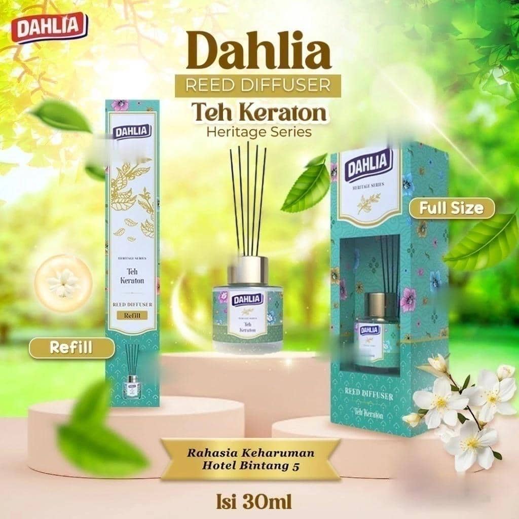 Dahlia Red Diffuser Teh Keraton