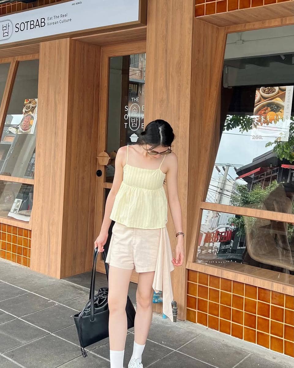 referensi gaya kasual ala Diandra Agatha