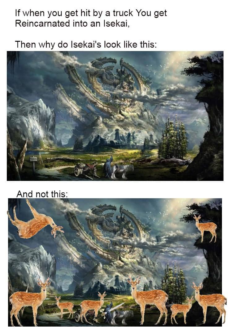 meme anime tentang rusa