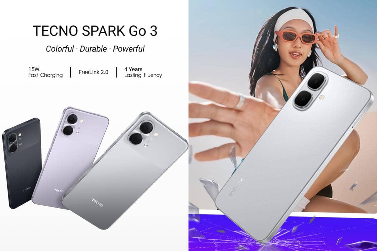 TECNO Spark Go 3 dan Infinix Smart 10 