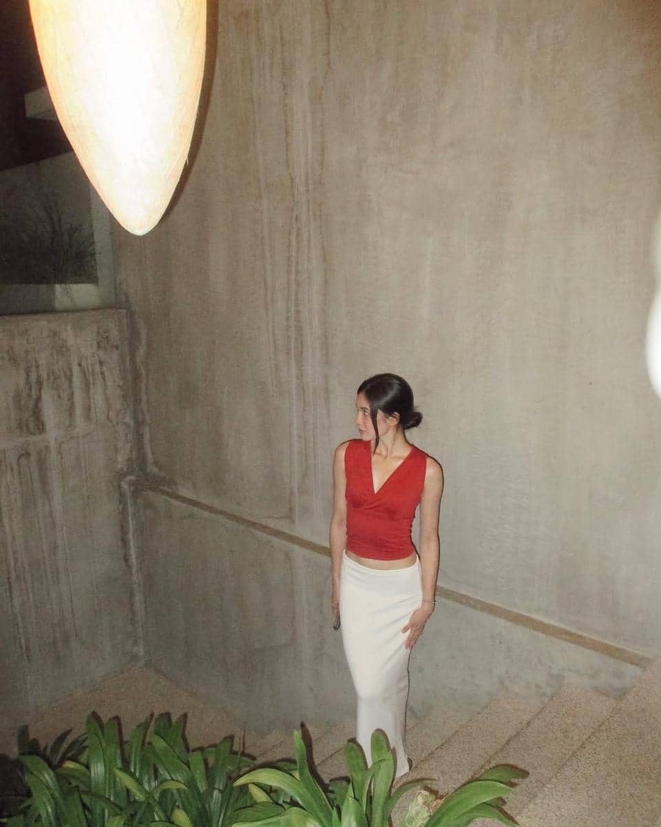 referensi mix and match kasual ala Diandra Agatha