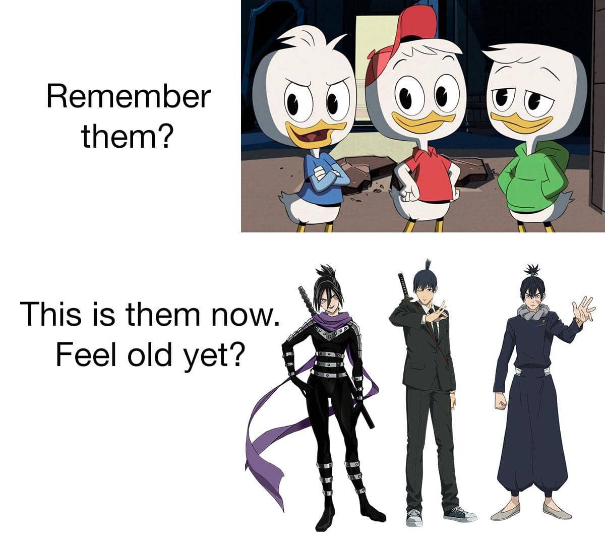 meme anime tentang bebek