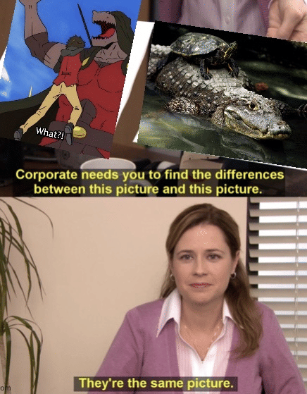 meme anime tentang kura-kura