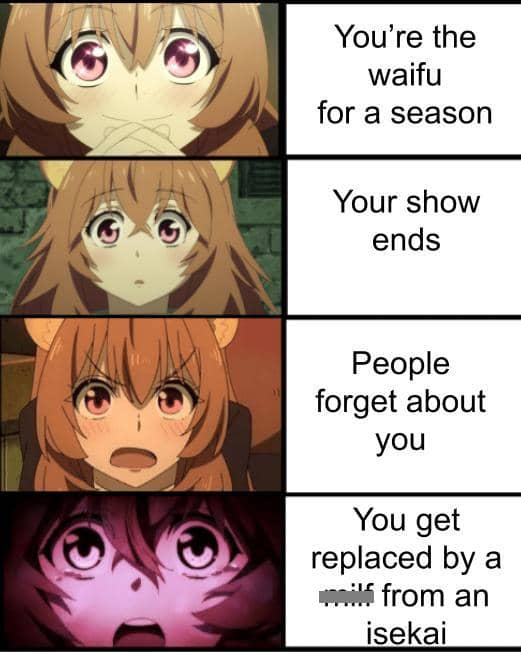 meme anime tentang rakun