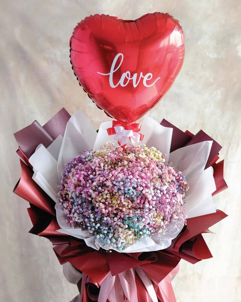 Buket bunga Valentine 2026