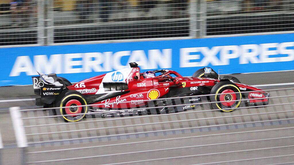 Charles Leclerc pada Formula 1 Grand Prix Singapura 2025.
