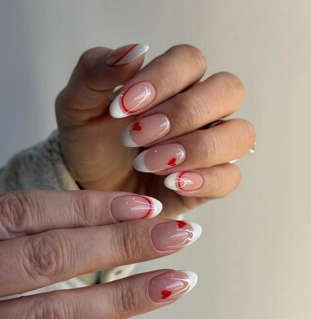 inspirasi nail art Valentine 2026 