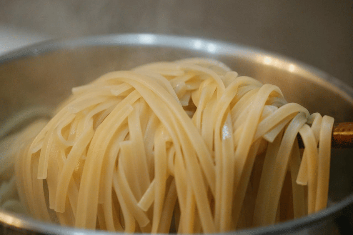 ilustrasi membuat pasta