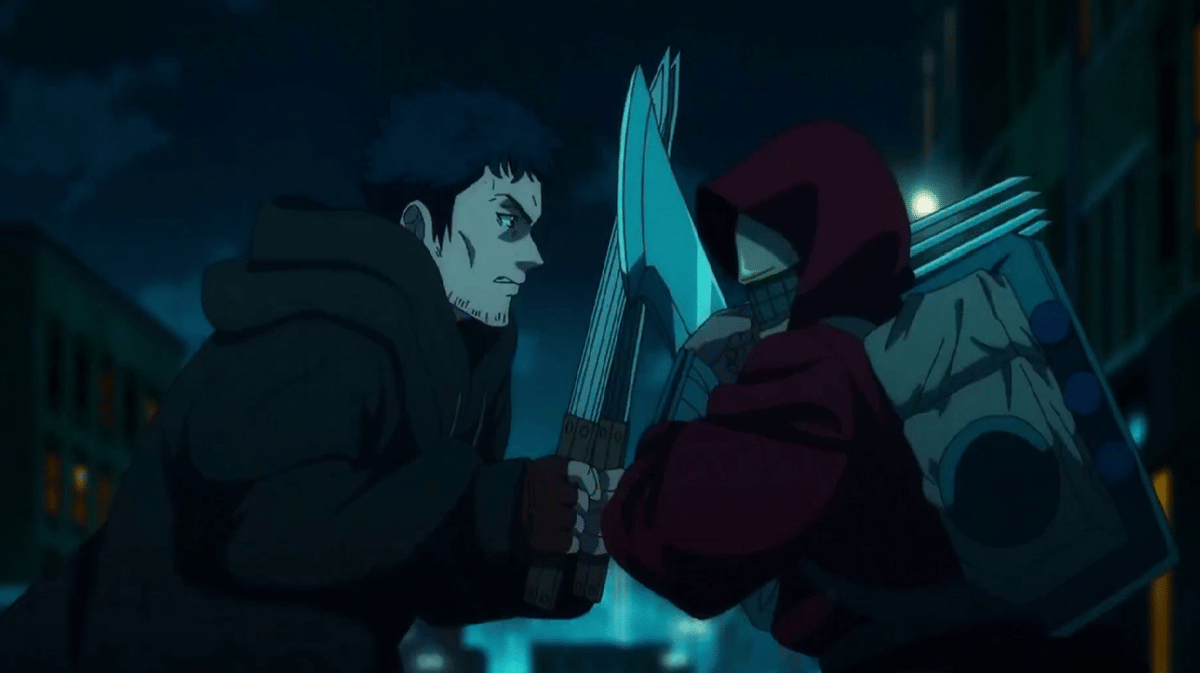 Higan melawan anggota klan