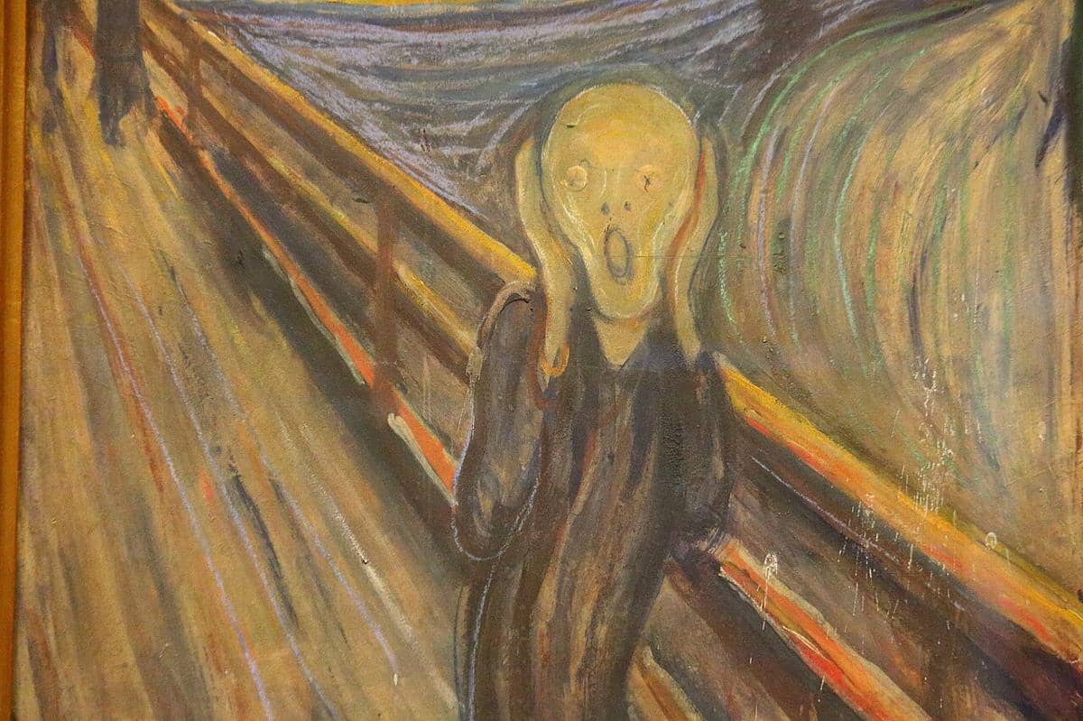 Lukisan "The Scream" karya Edvard Munch.