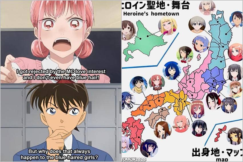 kolase meme anime tentang heroine