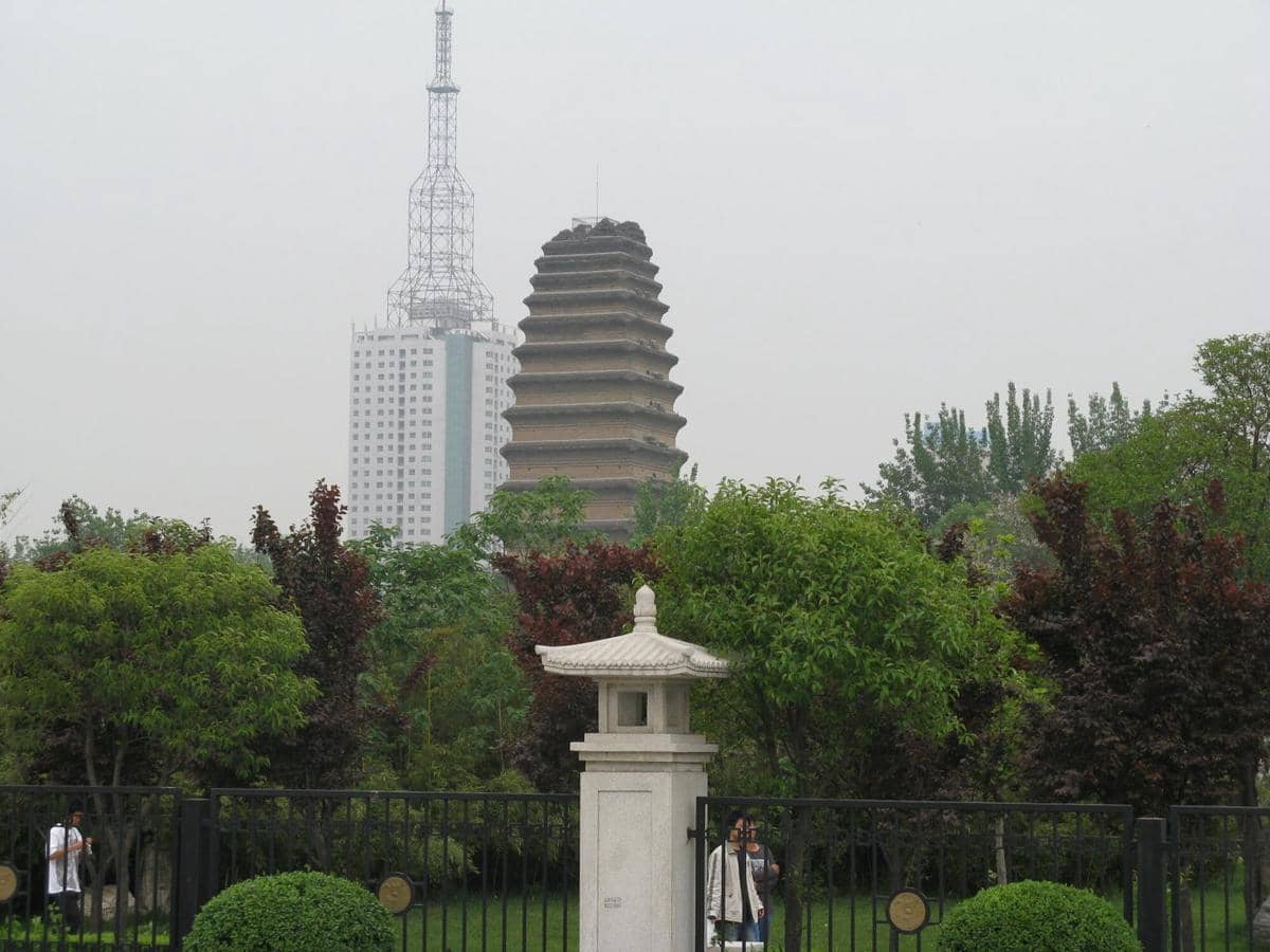 potret Small Wild Goose Pagoda