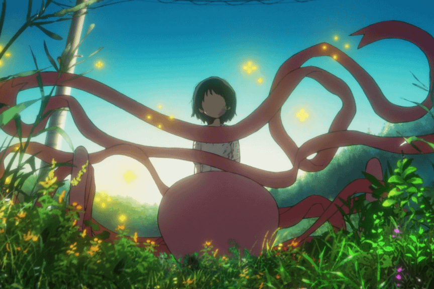 Takopi memberikan Reconciliation Ribbon pada Shizuka.