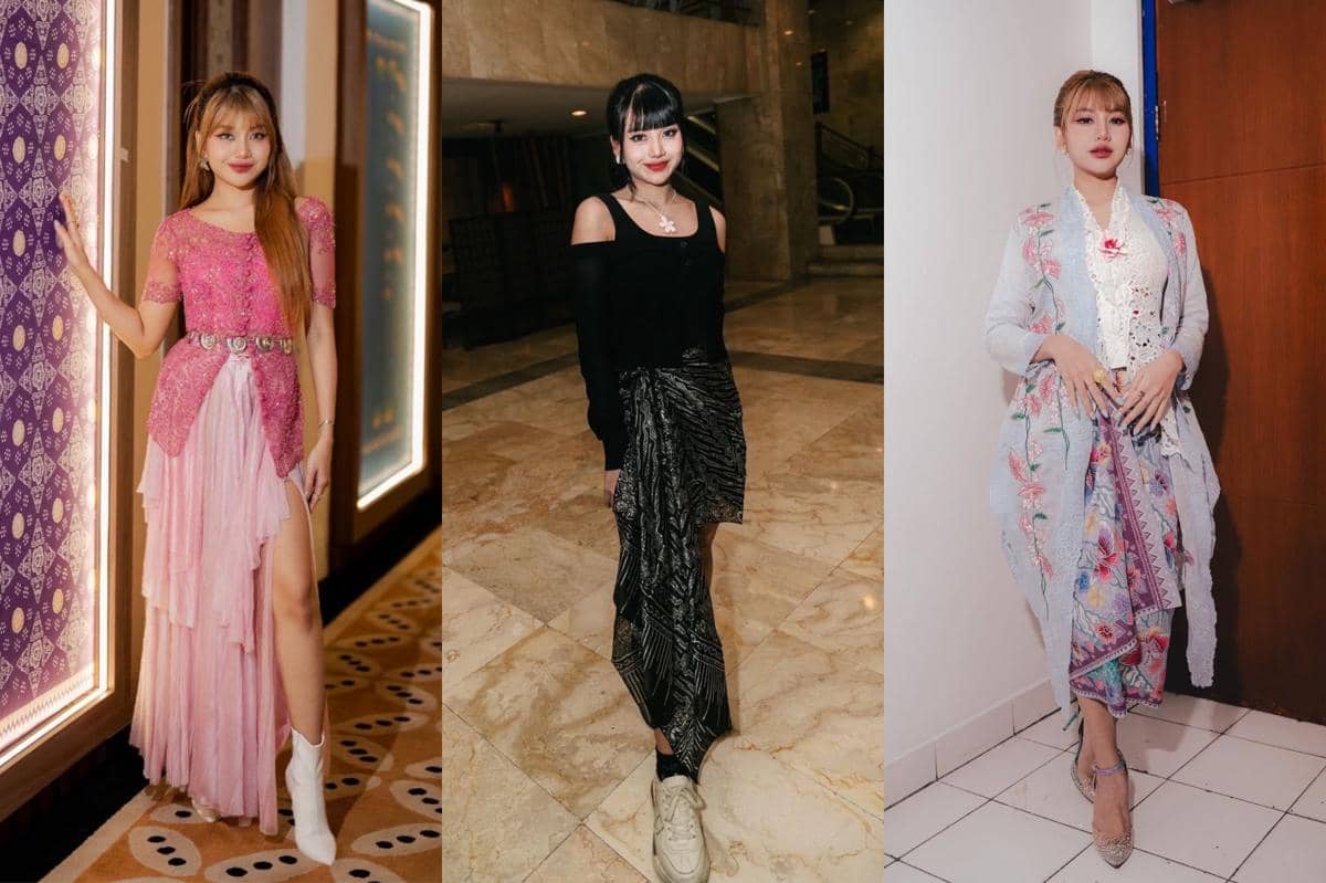 8 Ide Style Etnik ala Ghea Indrawari, Memukau Dibalut Kain Tradisional