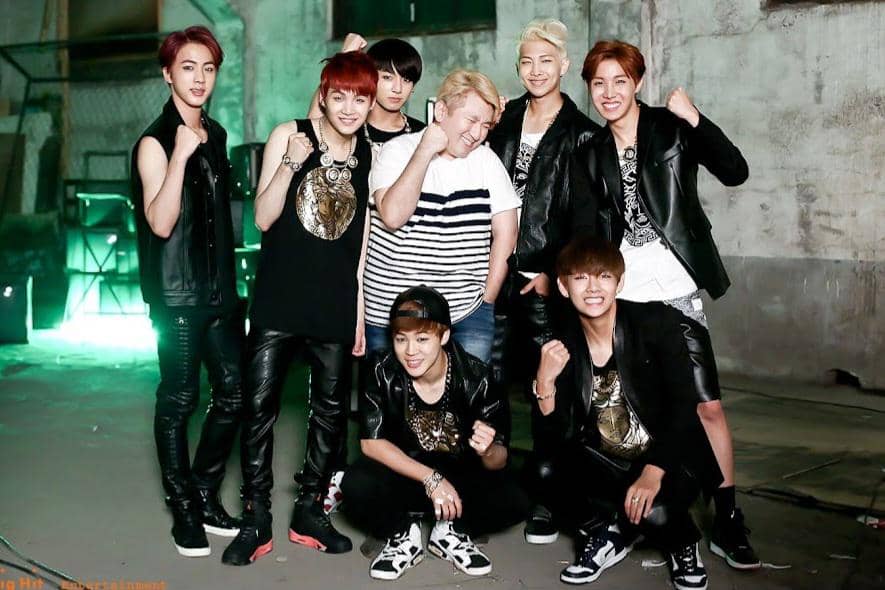 BTS bersama pendiri HYBE Labels