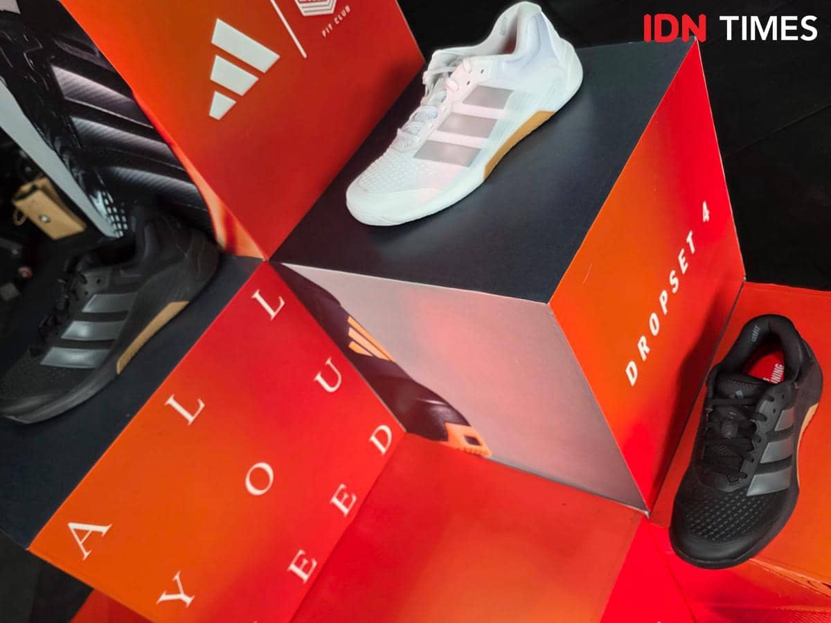 Mencoba adidas Dropset 4 dalam acara peluncurannya di GBK dengan relay AI-You-Need Game Day