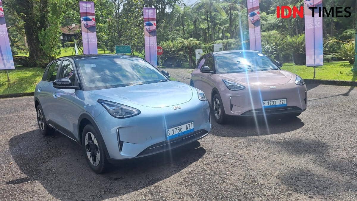 Tampilan Geely EX2 yang baru saja diluncurkan secara resmi akhir Januari 2026.