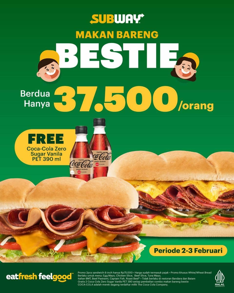 Promo 2.2 Subway Indonesia