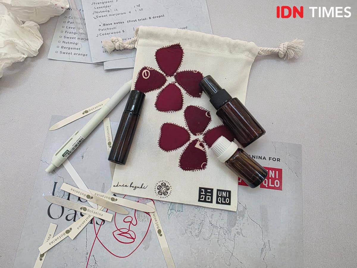 Urban Oasis: Aroma & Harmony Workshop yang diselenggarakan oleh UNIQLO Indonesia bekerja sama dengan Botanina di Main Atrium Senayan City
