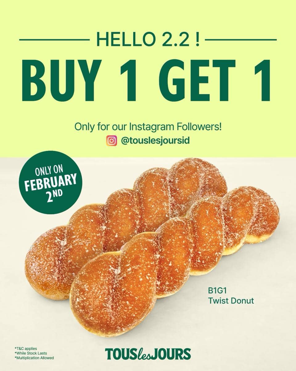 Promo 2.2 TOUS les JOURS Indonesia