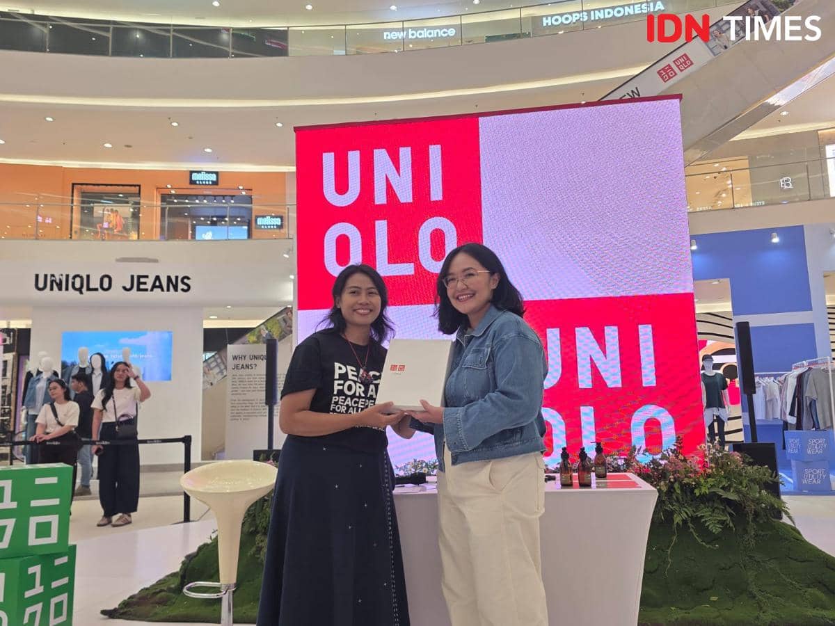 Urban Oasis: Aroma & Harmony Workshop yang diselenggarakan oleh UNIQLO Indonesia bekerja sama dengan Botanina di Main Atrium Senayan City