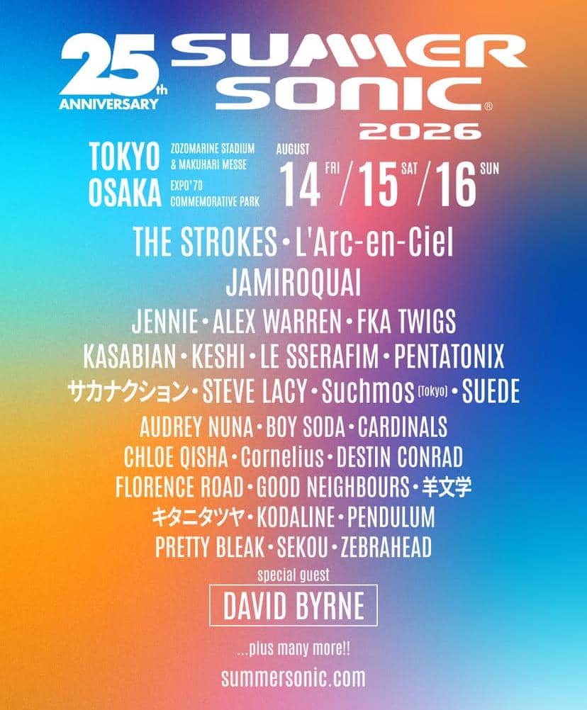 daftar lineup Summer Sonic 2026