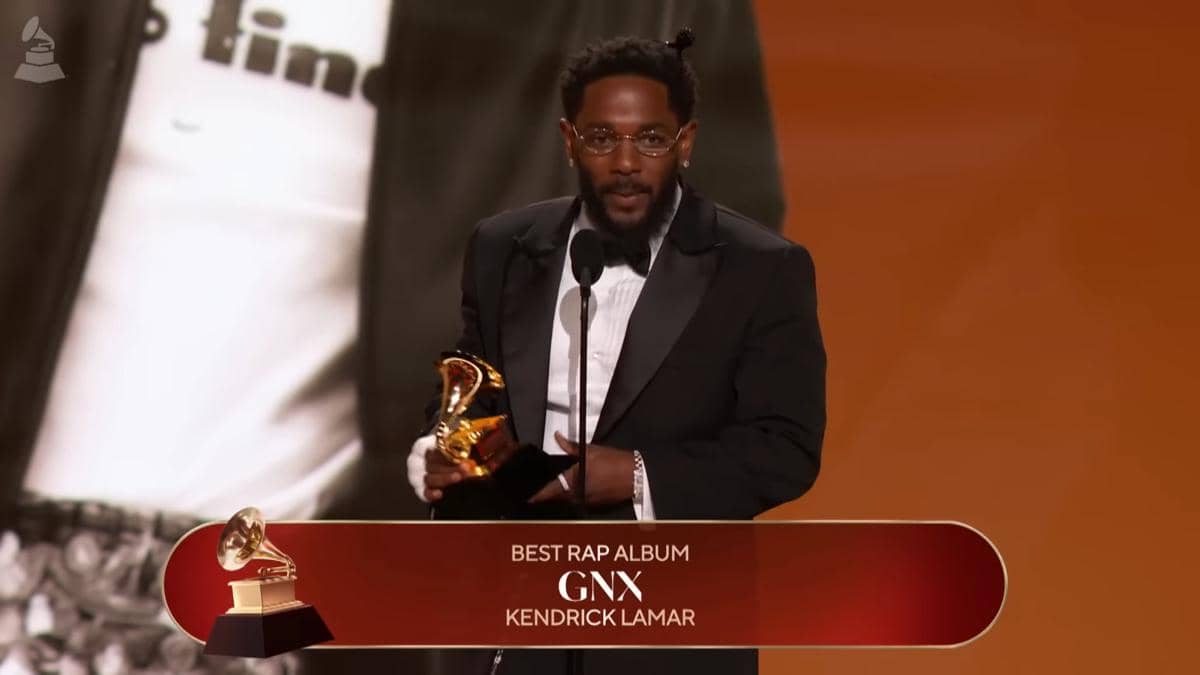 Potret Kendrick Lamar di Grammy Awards 2026