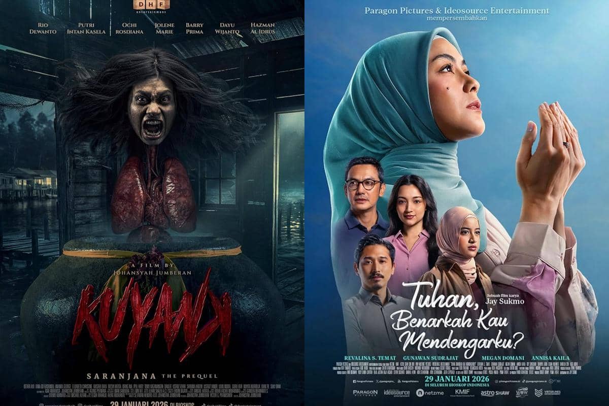 poster film Kuyank dan Tuhan, Benarkah Kau Mendengarku?