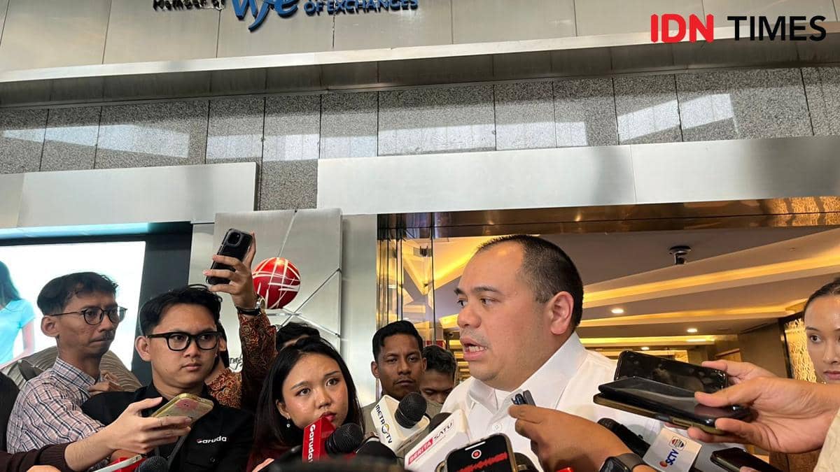 CIO Danantara, Pandu Sjahrir di Gedung BEI Jakarta.