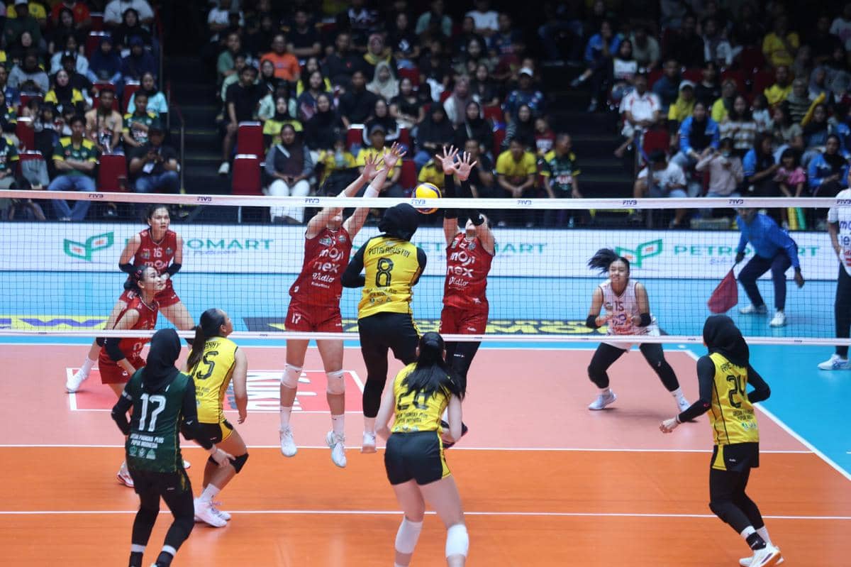 Duel Medan Falcons kontra Gresik Phonska di Gor Tridharma Gresik, Senin (2/2/2026) (dok.Proliga)