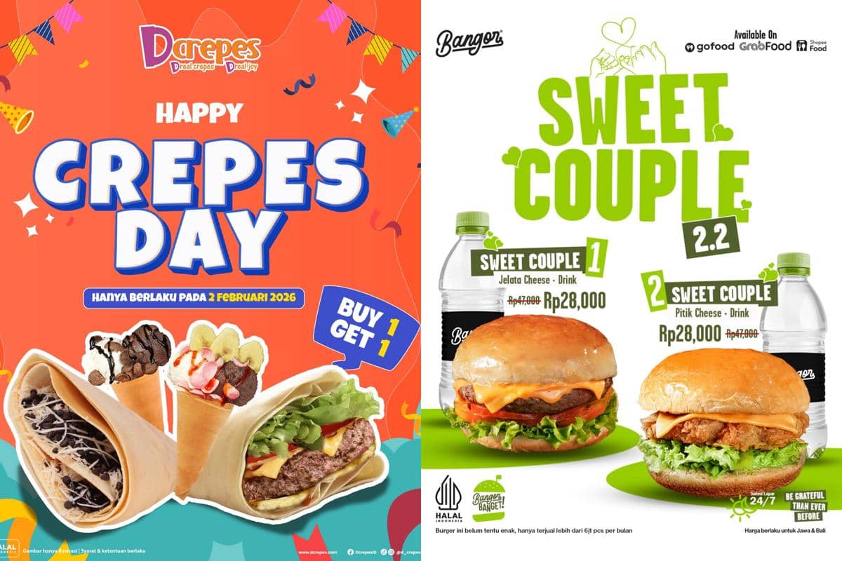 Promo 2.2 Dcrepes dan Burger Bangor 