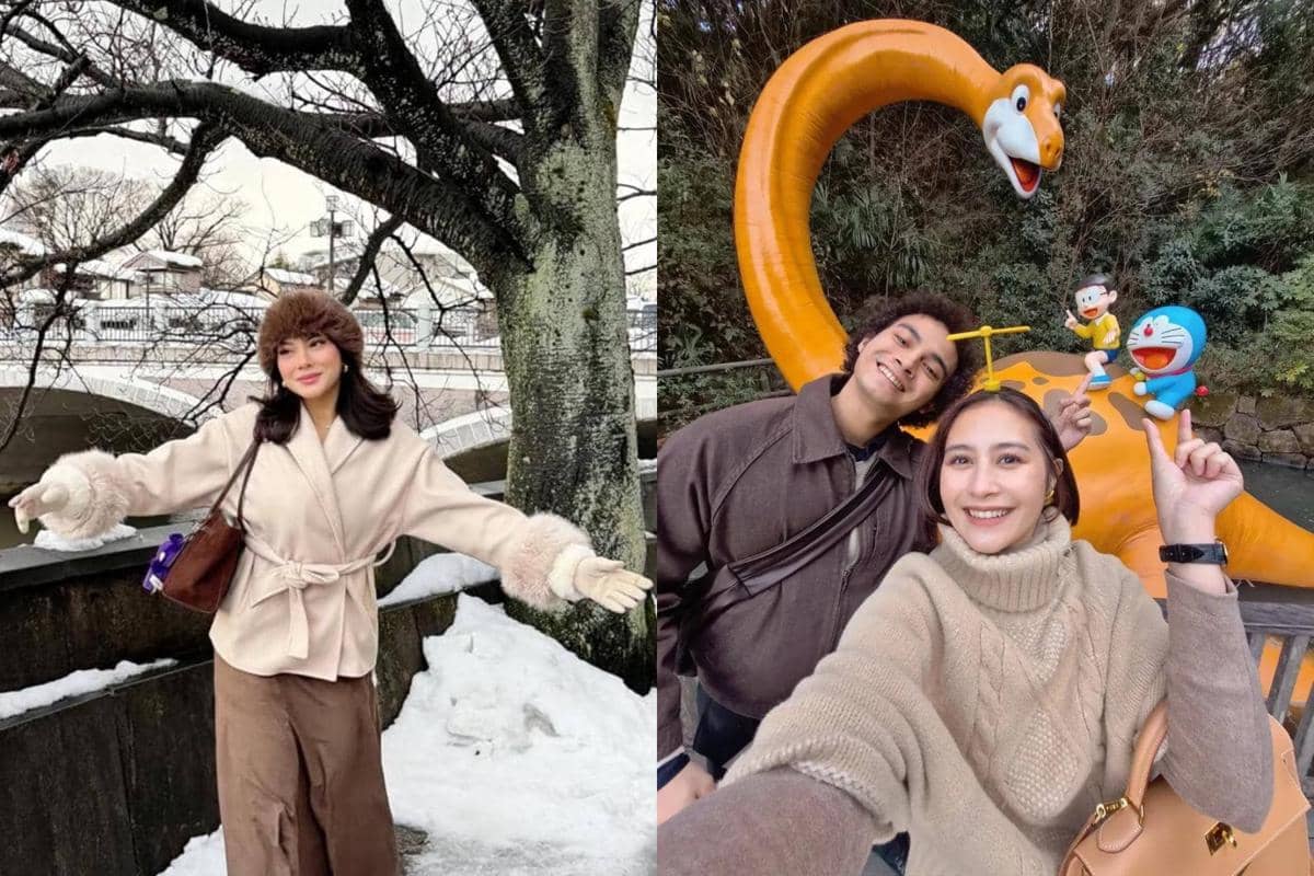 Liburan artis Indonesia di Jepang 