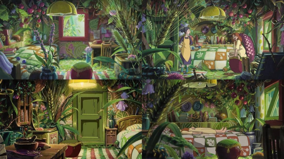 kamar Arrietty dalam film The Secret World of Arrietty