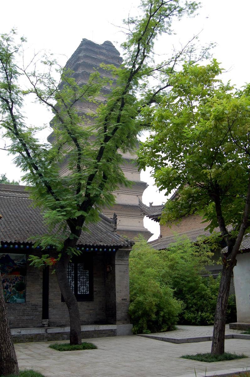 potret Small Wild Goose Pagoda