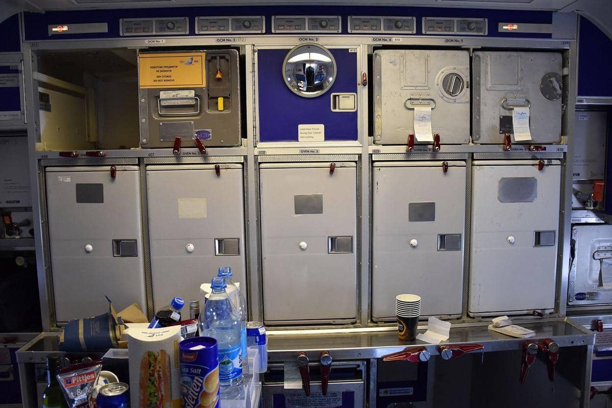 potret galley di pesawat
