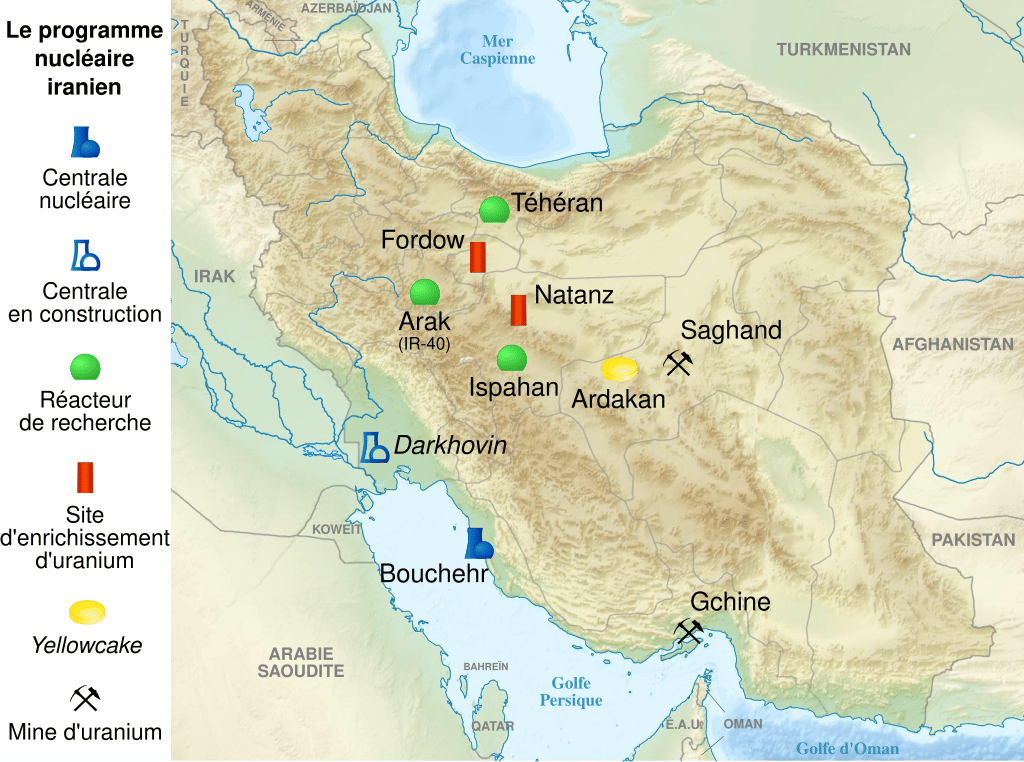 peta program nuklir Iran
