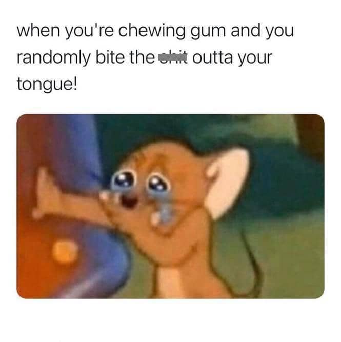 meme kartun permen karet