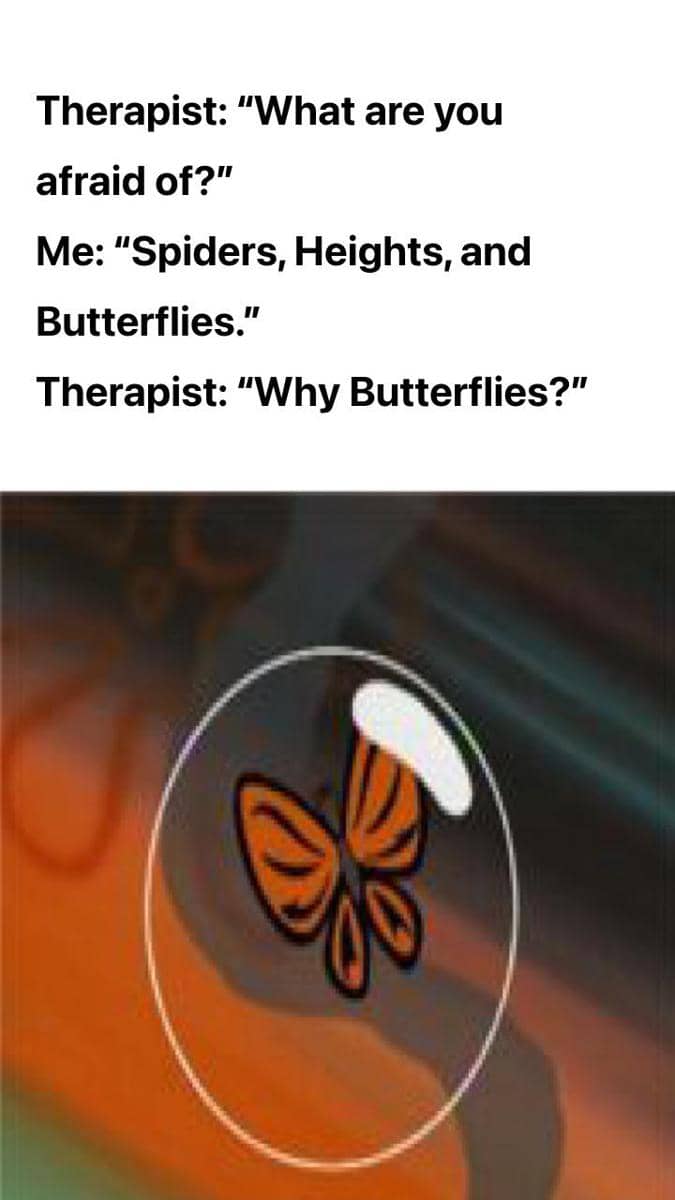 meme SpongeBob tentang trauma