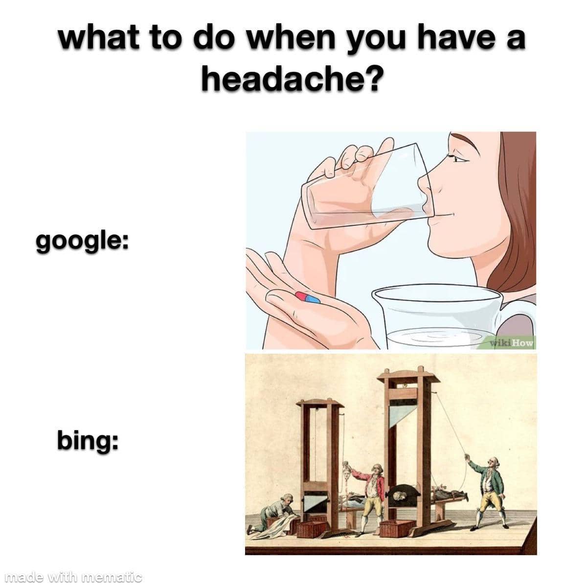 meme kartun tentang sakit kepala