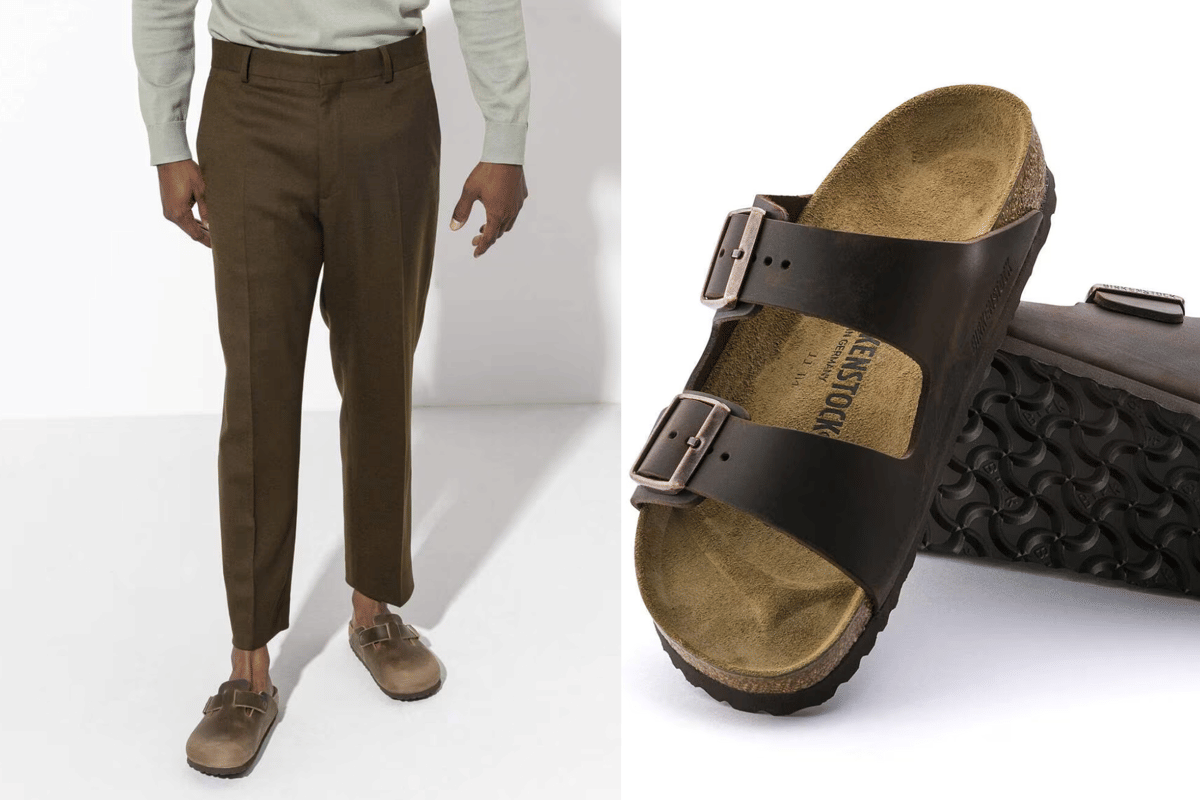 foto Birkenstock cokelat 