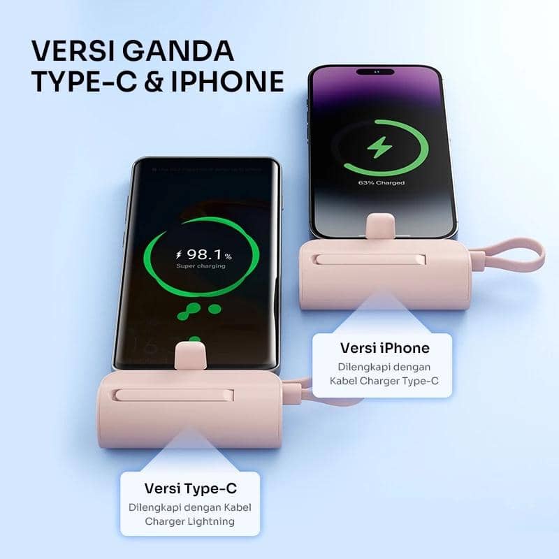 ROBOT Mini Powerbank (shopee.co.id/Robot Official Shop)