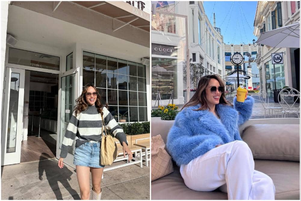 Cinta Laura saat liburan di Los Angeles.