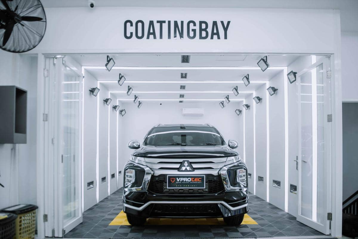 ilustrasi coating mobil