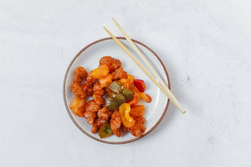 ilustrasi bebek nanas asam manis