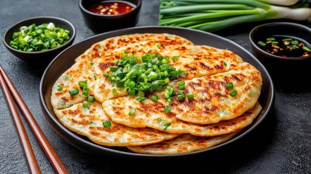 ilustrasi scallion pancake