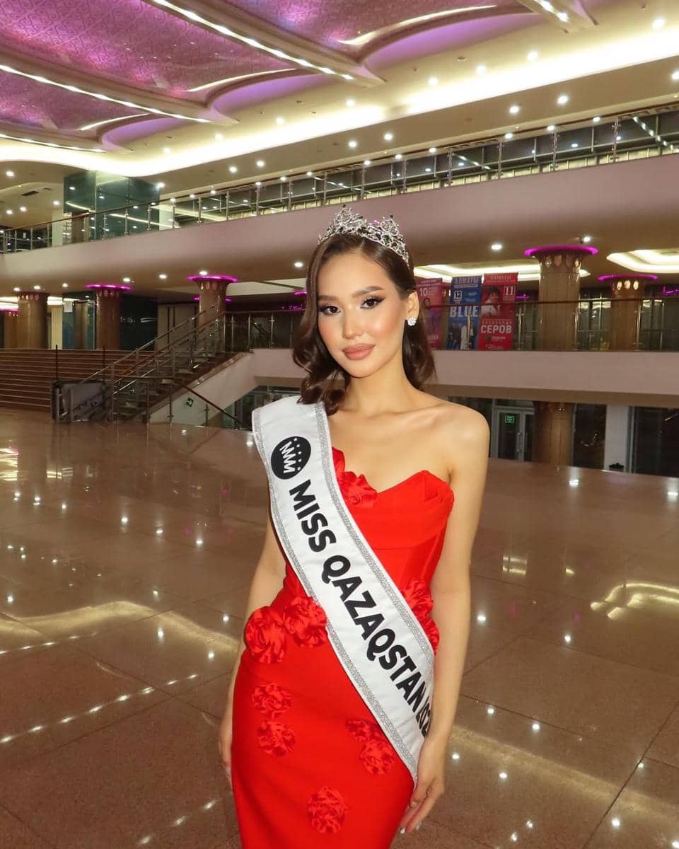 potret Bagym Baltabayeva, Miss World Kazakhstan 2026